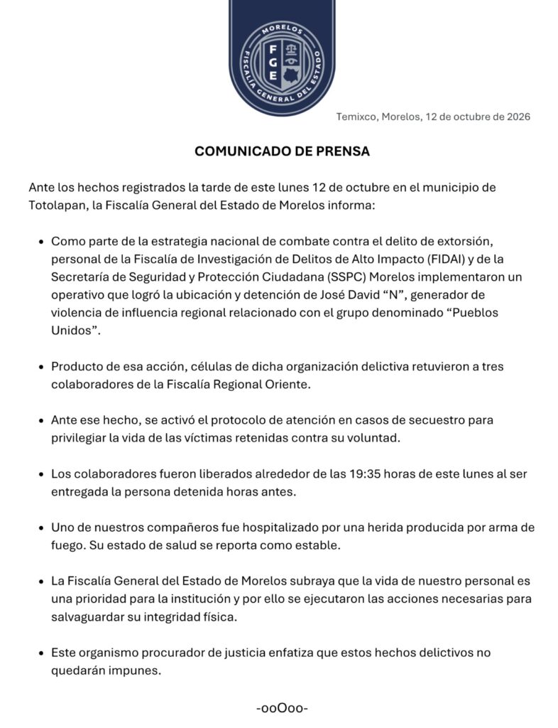 Operativo en Totolapan deriva en retención de agentes y bloqueos 2 HUe imZWcAAC88m