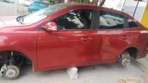 Robo de llantas Puebla 02