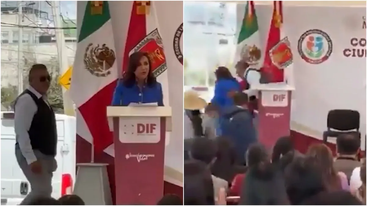 Evacúan a gobernadora de Tlaxcala tras protesta campesina en Calpulalpan