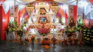 Huaquechula prepara exhibición de 34 altares monumentales por Día de Muertos