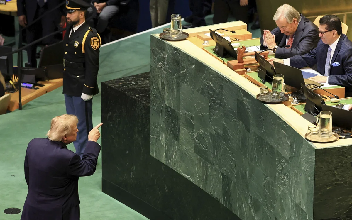 Trump acusa a México de ser epicentro de violencia de cárteles ante la ONU