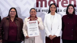 Jasmine María Bugarín es designada coordinadora de Morena en Nayarit 1 Ana Lilia Rivera designada coordinadora de Morena en Tlaxcala rumbo a 2027