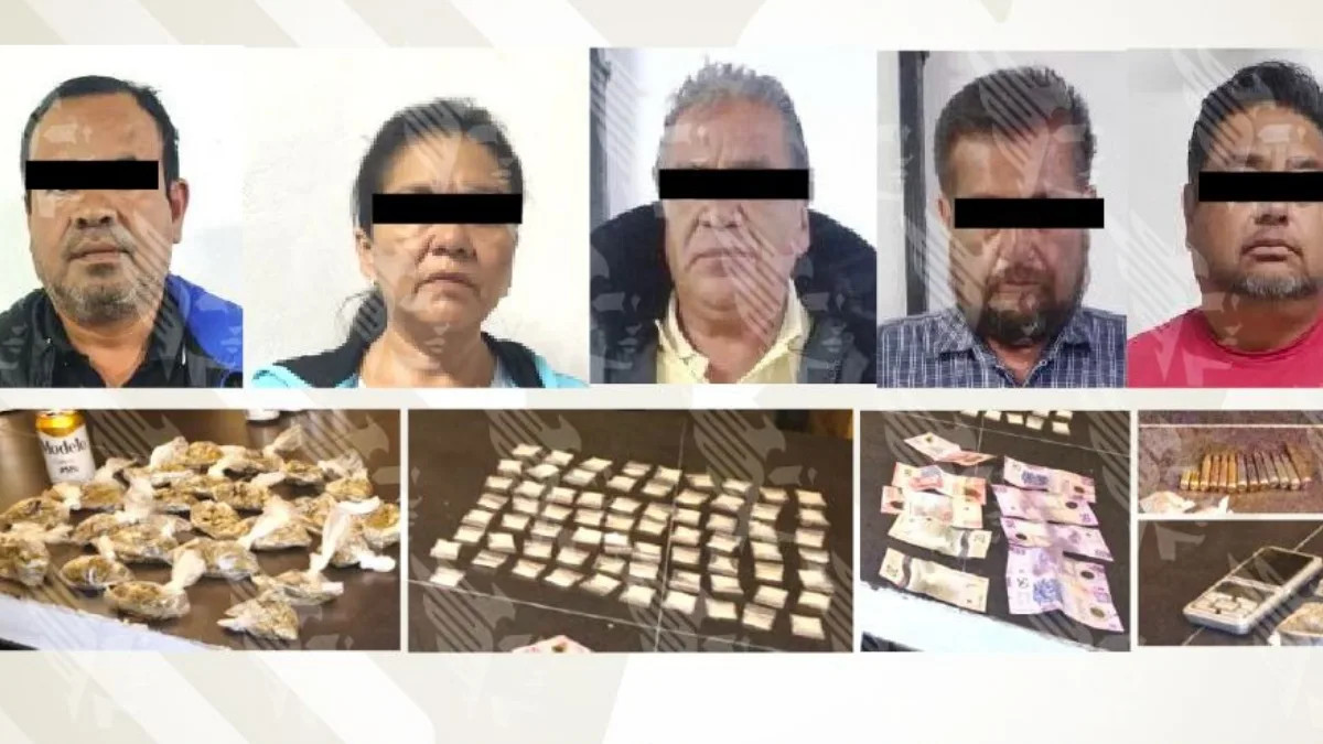 Detienen a cinco presuntos integrantes de la banda “Los Millonarios” en Puebla
