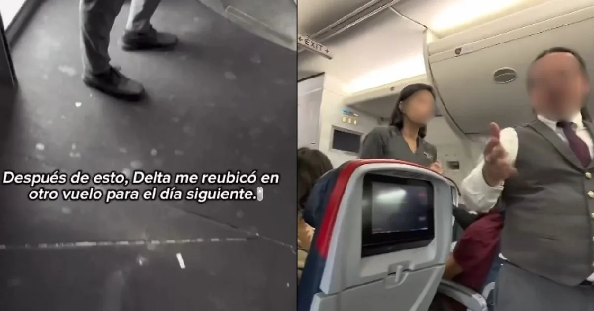 Pasajero es expulsado de vuelo de Delta tras negarse a cambiar de asiento