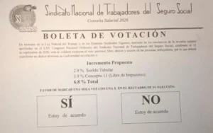 IMSS renegocia salarios tras rechazo del 6.8%: ¿qué sigue? 1 Trabajadores del IMSS denuncian boletas sin folio en consulta salarial