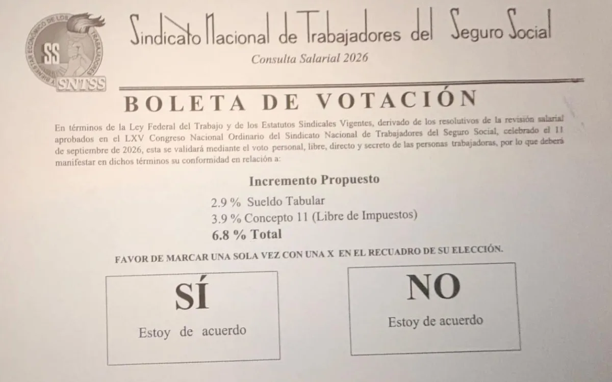 Trabajadores del IMSS denuncian boletas sin folio en consulta salarial