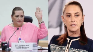 Sheinbaum niega vínculos de Taddei con Morena y crisis electoral 2027